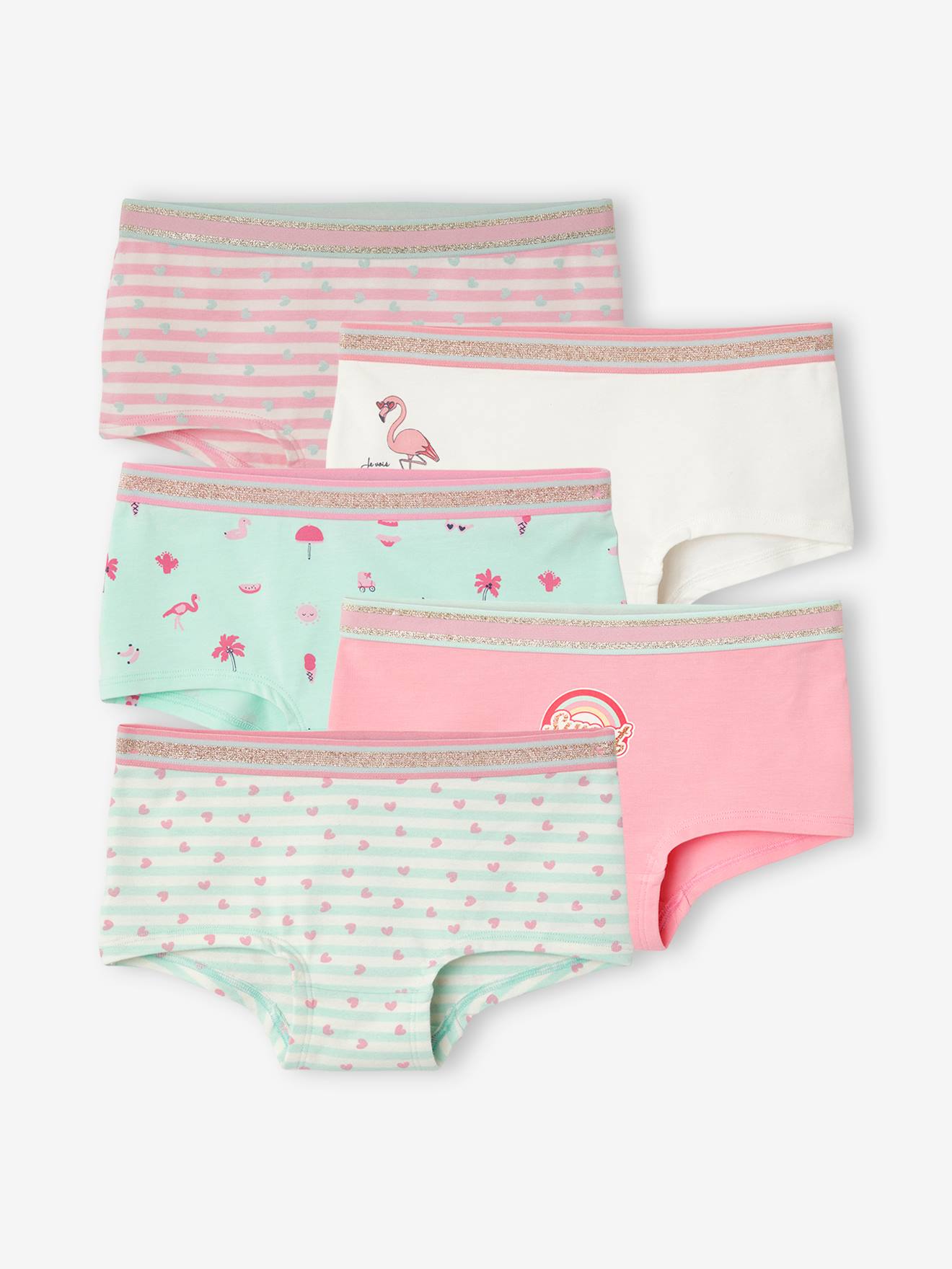 OshKosh Girl`s Stretch Cotton Panties 10 Pack