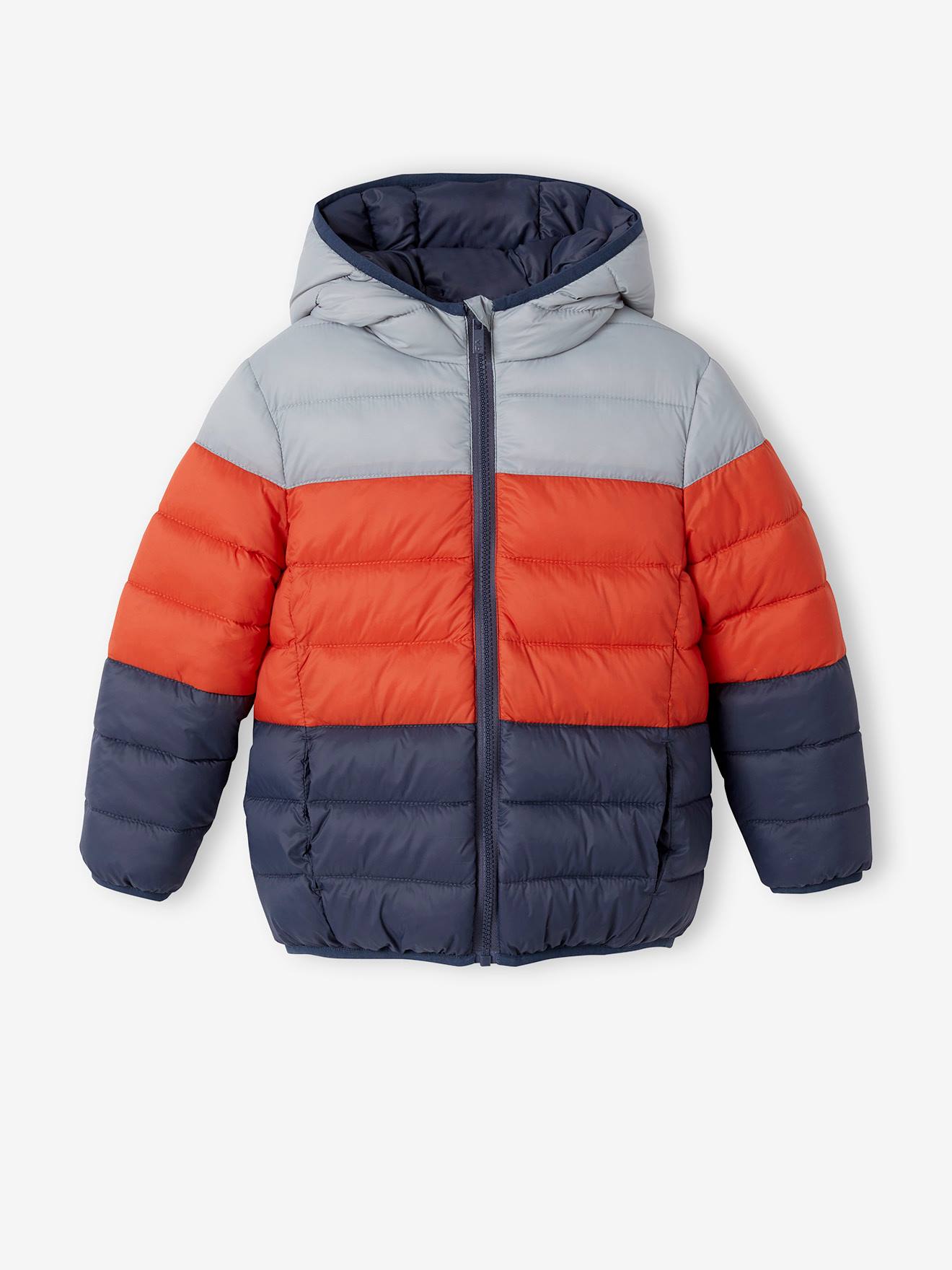 Reversible Kids Girls Winter Padded Warm Coat Jacket Hooded Outerwear Size 3-12Y 