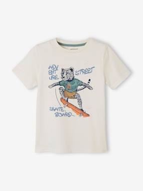 Boys-Animal on a Skateboard T-Shirt for Boys