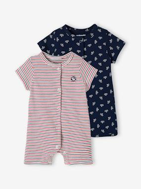 Baby-Pack of 2 Playsuit Pyjamas for Baby Boys, Oeko-Tex®