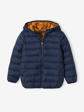 Boys-Lightweight Jacket with Recycled Polyester Padding & Hood for Boys