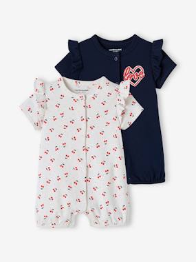 -Pack of 2 Onesies for Baby Girls