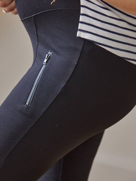 Milano Knit Leggings for Maternity BLACK DARK SOLID - vertbaudet enfant 