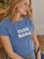 T-shirt à message grossesse et allaitement en coton bio Bleu+Gris anthracite+Marron+Marron+Rose - vertbaudet enfant 