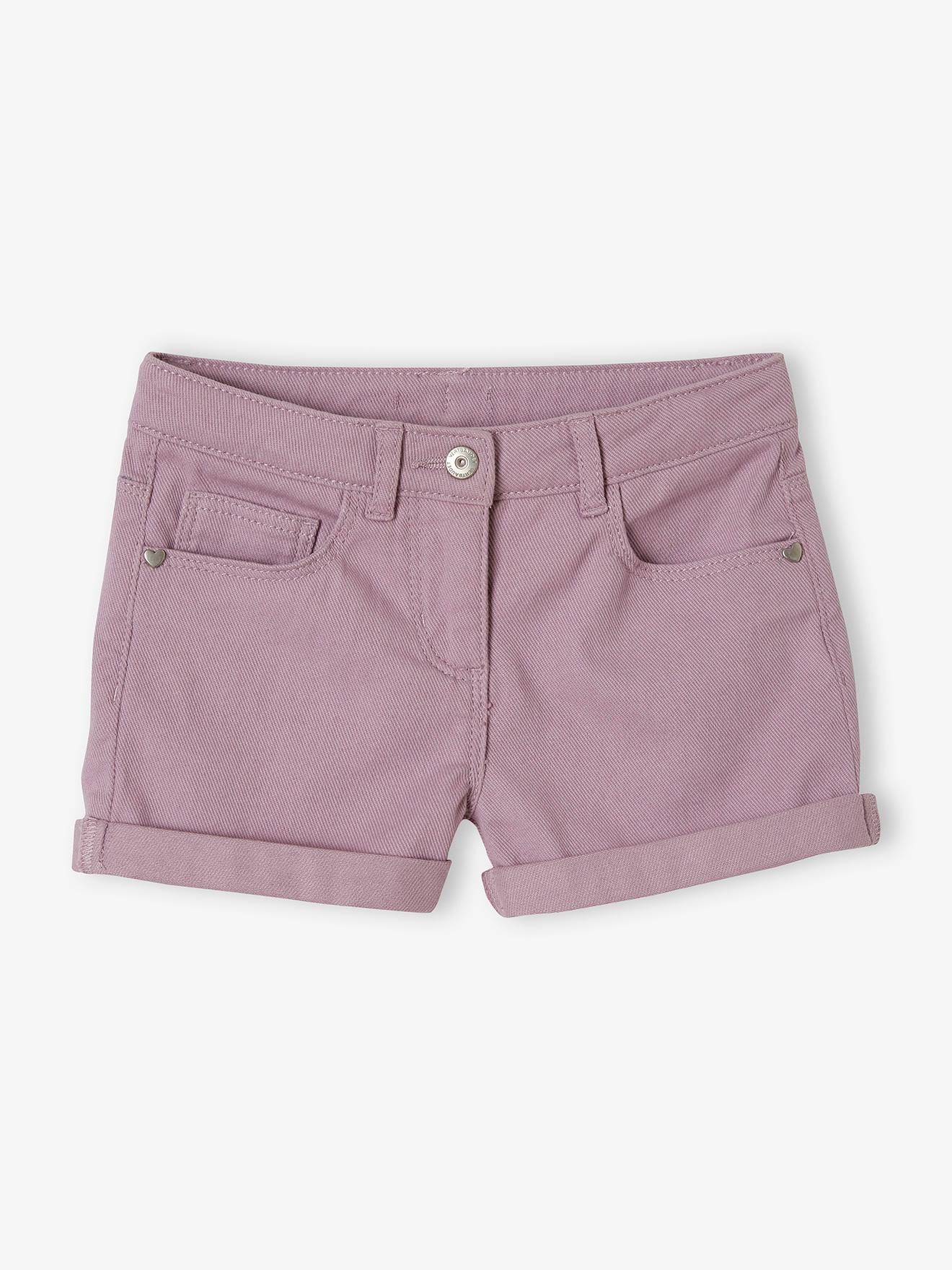 Fabric Shorts, for Babies - purple 