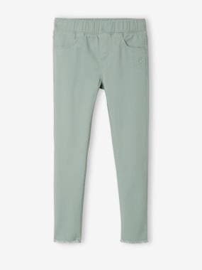 Fille-Pantalon-Tregging couleur fille