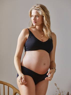 Maternity-Lingerie-Bras-2 Nursing Bras, Seamless, Lace Detail
