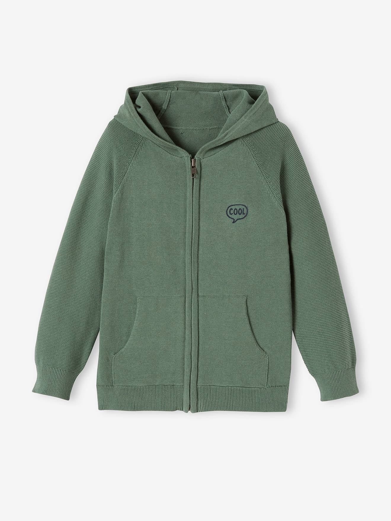 sweatshirt hooded cardigan