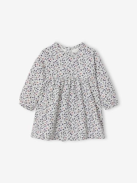 VERTBAUDET Robe à Collerette En Velours Milleraies Bébé Beige 18M (81CM) - Confort Et Style