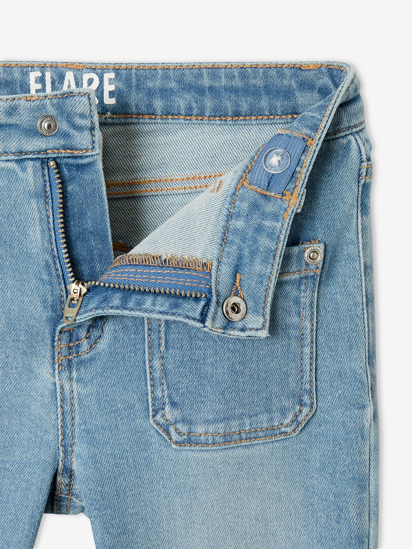 Jean discount flare fille