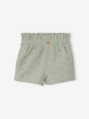 Baby-Shorts-Broderie Anglaise Shorts for Babies