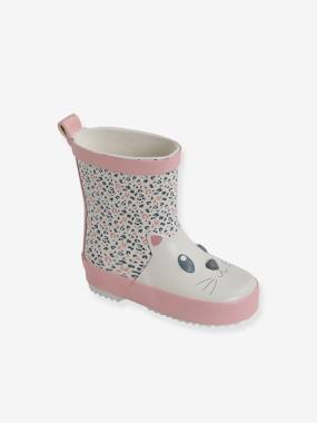 Shoes-Wellies in Natural Rubber, for Baby Girls