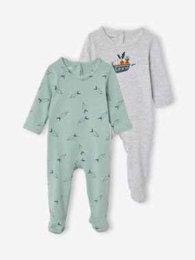 Bébé-Pyjama, surpyjama-Lot de 2 dors-bien bébé garçon en coton Oeko Tex®