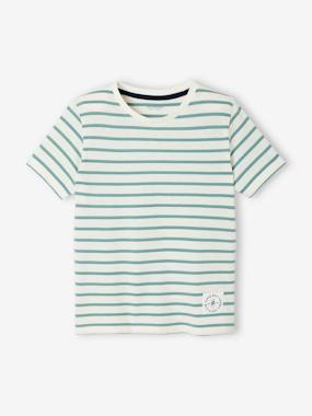 Garçon-T-shirt, polo, sous-pull-T-shirt rayé garçon manches courtes