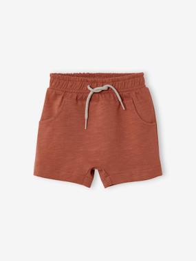 Baby-Shorts-Bermuda Shorts in Fleece for Baby Boys