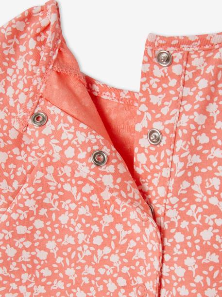 Combinaison Courte Bebe Fille Rose Tendre Imprime Bebe