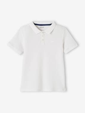 Garçon-T-shirt, polo, sous-pull-Polo manches courtes broderie poitrine garçon