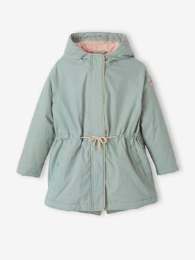 -3-in-1 Hooded Parka, Recycled Polyester Padding, for Girls