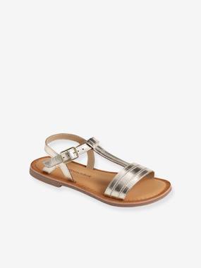 -Leather Sandals for Girls, Designed for Autonomy 
