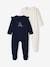 Pack of 2 Sleepsuits in Cotton for Baby Girls, Oeko-Tex® BLUE DARK TWO COLOR/MULTICOL - vertbaudet enfant 