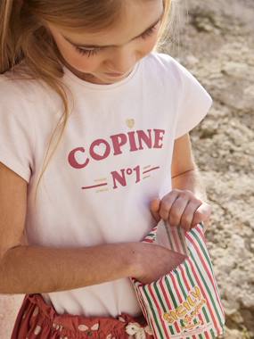 Girls-T-Shirt with Message, for Girls