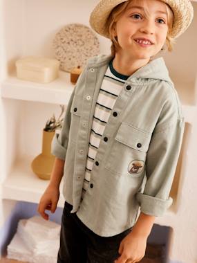 -Striped T-Shirt for Boys