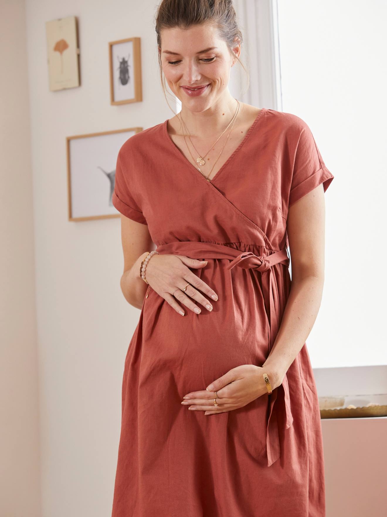 Bandeau Grossesse Maternité Bébé d'Octobre - Femme Enceinte future