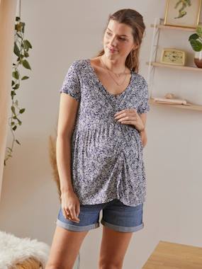 Vêtements de grossesse-Allaitement-T-shirt blouse grossesse et allaitement
