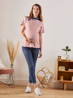 -7/8 Maternity Slim Fit Jeans with Tears