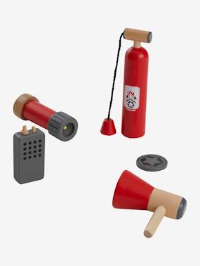 Jouet-Jeux d'imitation-Maison, bricolage et métiers-Kit du pompier en bois FSC®