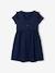 Cotton Gauze Dress, Maternity & Nursing Special BLUE BRIGHT ALL OVER PRINTED+Sage - vertbaudet enfant 