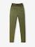 Chino Trousers in Stretch Cotton for Maternity GREEN DARK SOLID - vertbaudet enfant 