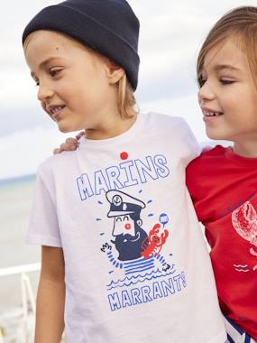 Boys-T-Shirt with Fun Sailor, for Boys