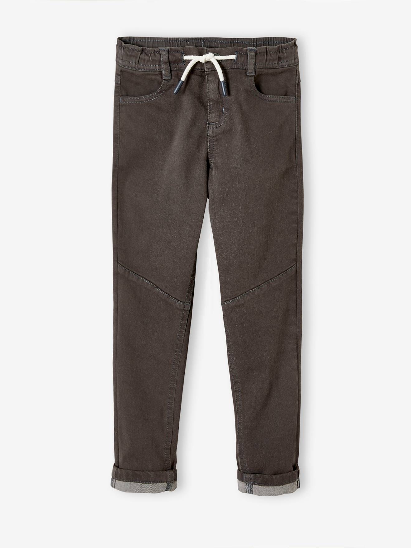 Boys - grey dark solid with design 