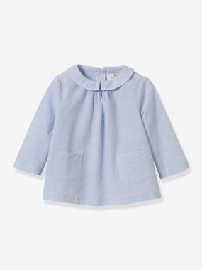 -Blouse for Babies with Micro Checks by CYRILLUS