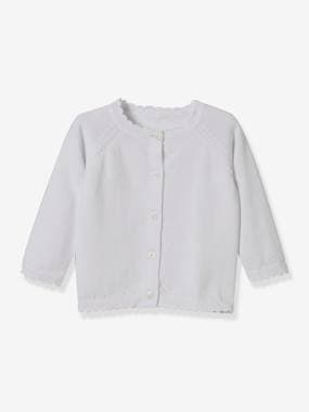 Baby-Jumpers, Cardigans & Sweaters-Cardigans-Baby's cardigan - Organic cotton