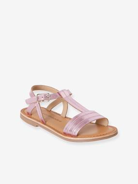 Shoes-Leather Sandals for Girls