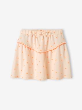 -Skirt with Printed Shells, for Girls