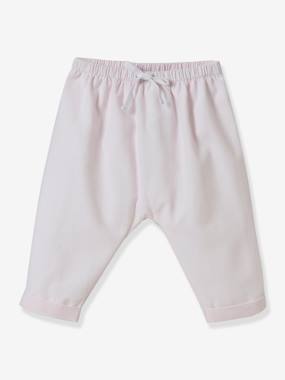 -Baby's cotton piqué harem pants
