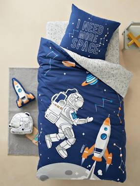 Bedding & Decor-Duvet Cover + Pillowcase Set for Children, Planets Theme