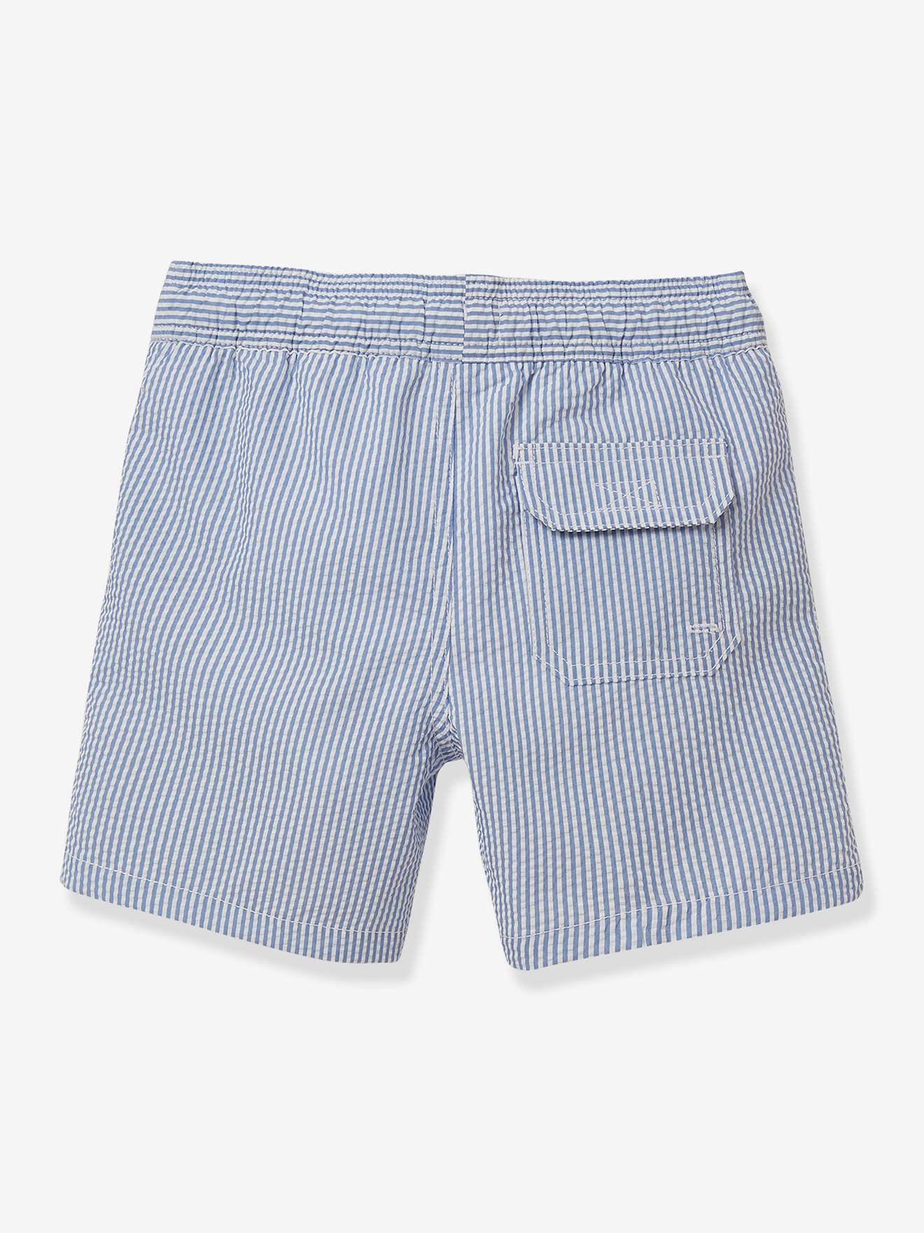 Seersucker Swim Shorts for Boys, by 