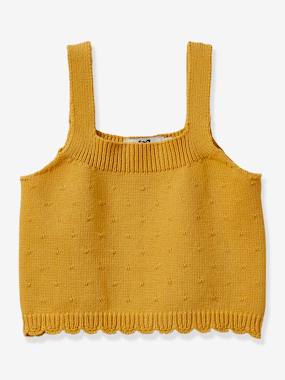 -Knitted Sleeveless Top for Girls, by CYRILLUS
