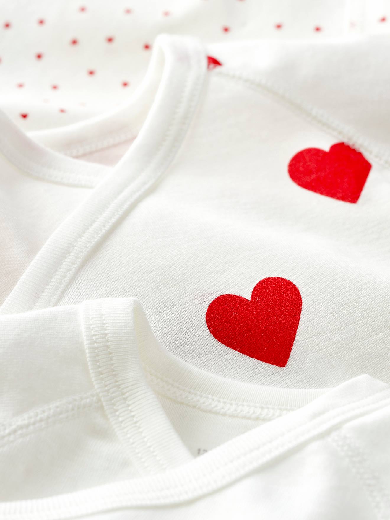 Lot De 3 Bodies Bébé Croisés à Manches Courtes - 3 Mois - 100% Coton