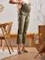 Chino Trousers in Stretch Cotton for Maternity GREEN DARK SOLID - vertbaudet enfant 