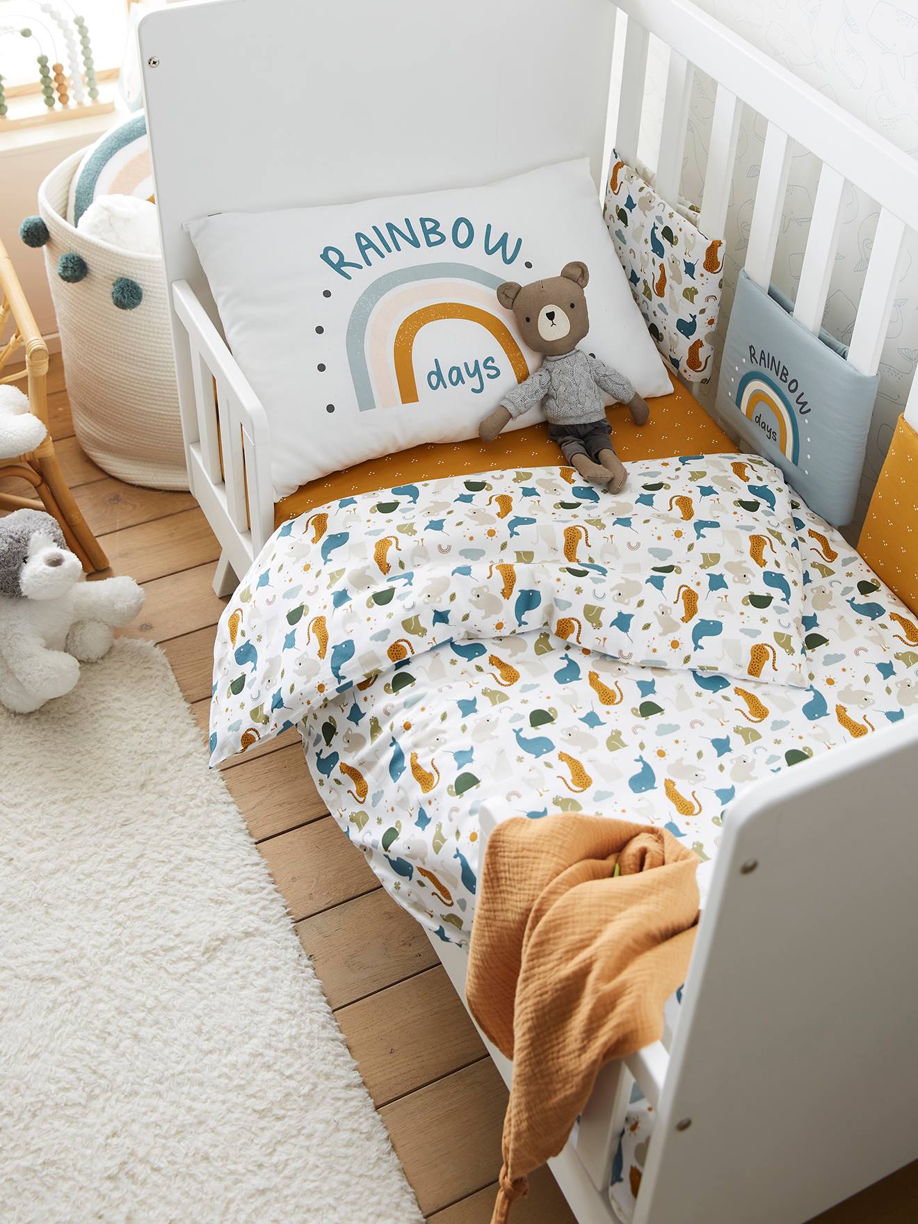 mini cot duvet