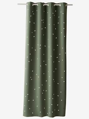 Bedding & Decor-Decoration-Blackout Curtain with Eyelets & Perforated Motifs