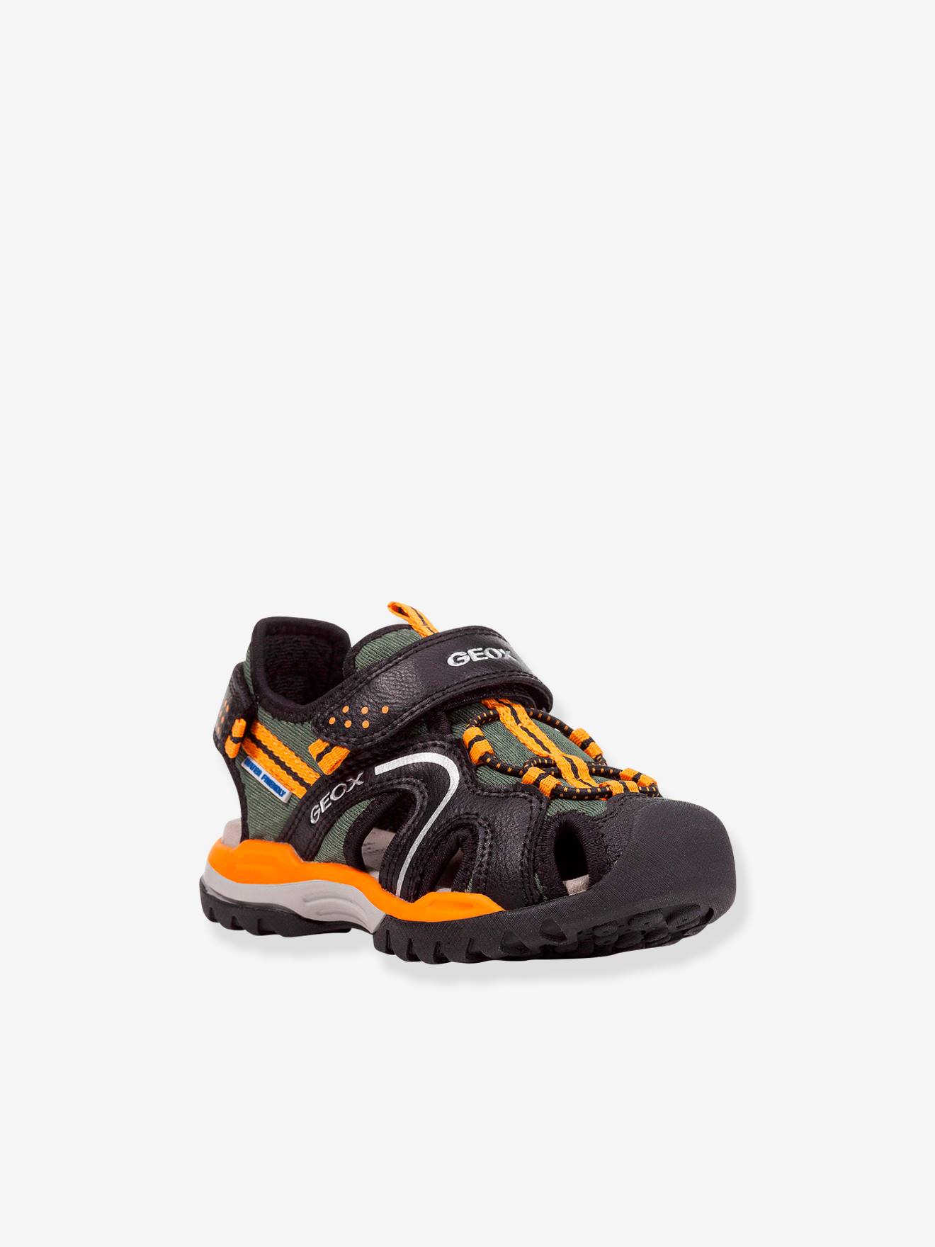 Sandals for Boys, dark - by GEOX® Shoes B.B J. black Borealis solid