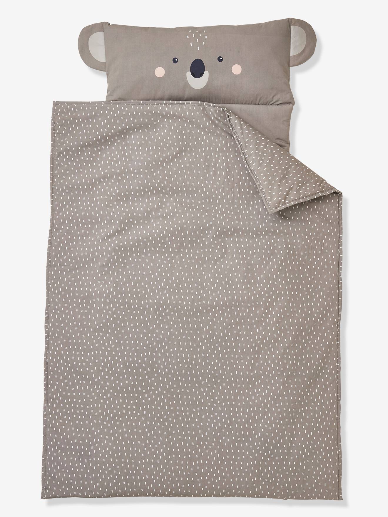 Couchage de sieste maternelle MINILI KOALA personnalisable - gris, Linge de  lit & Déco