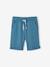 Boys' Fleece Bermuda Shorts BLUE MEDIUM SOLID WITH DESIGN+Dark Blue+Dark Red+Grey+GREY DARK SOLID WITH DESIGN - vertbaudet enfant 