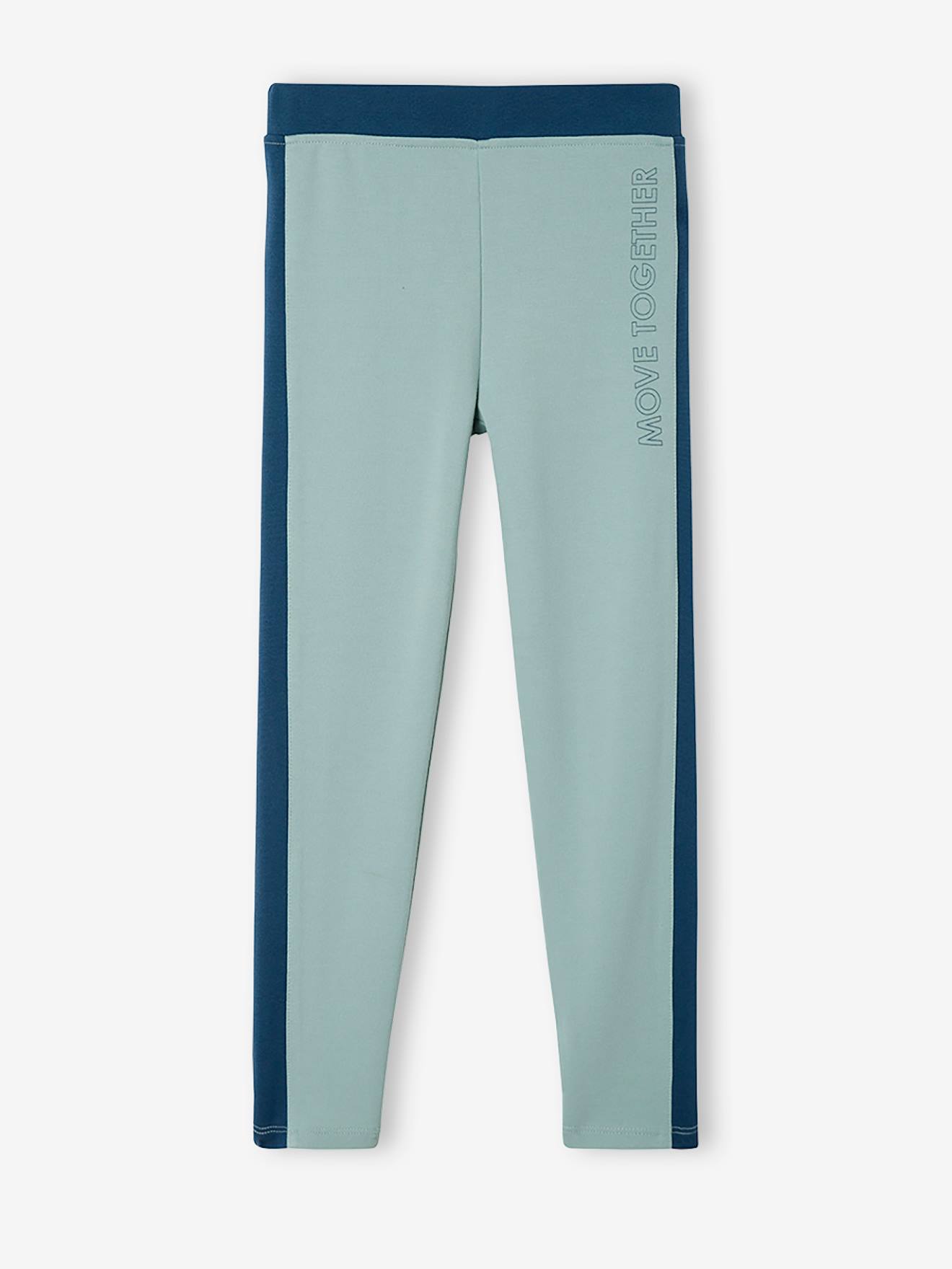 Sports Leggings with Stripe Down the 